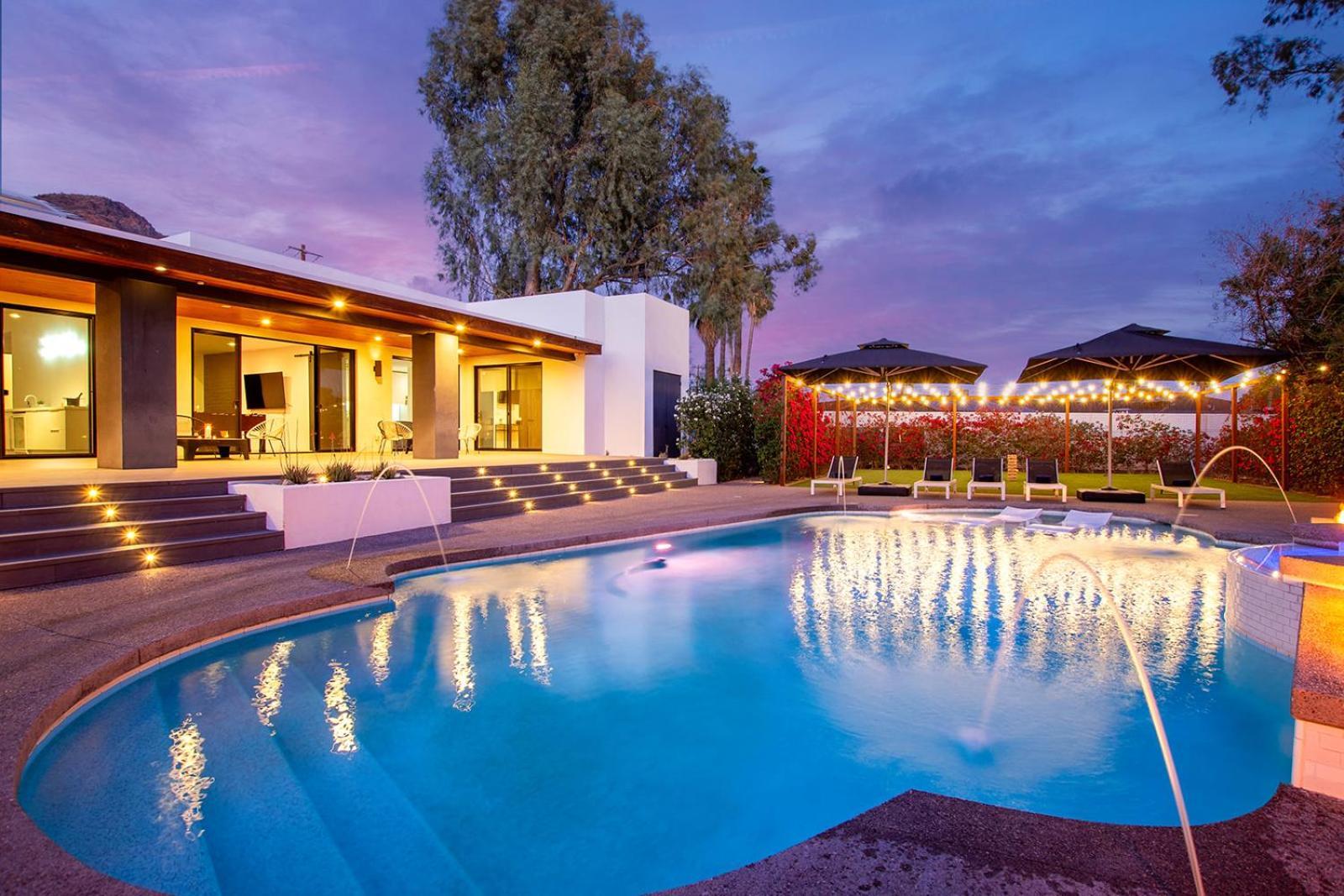 Luxury Micro-Resort, Theater, Sauna, Heated Pool Phoenix Kültér fotó